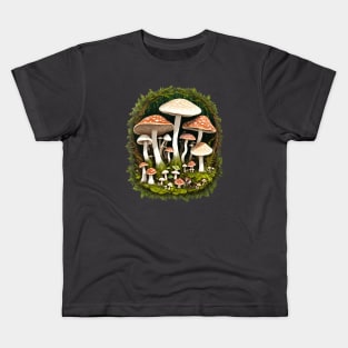 Enchanting Mushroom Forest Kids T-Shirt